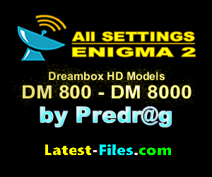 Enigma 2 All satellite settings by Predr@g