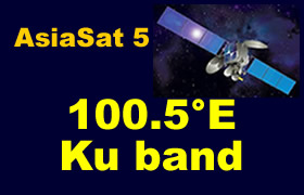 AsiaSat 5 at 100.5°E Ku band Biss Key