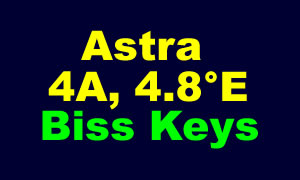 Astra 4A 4.8°E Biss Keys