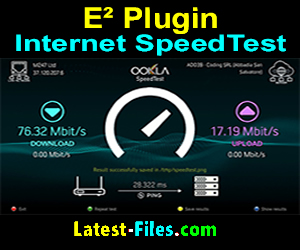 Enigma2 Plugin Internet SpeedTest