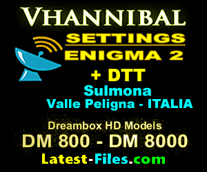 Vhannibal Enigma2 + DTT Sulmona (L'AQUILA) Valle Peligna - ITALIA