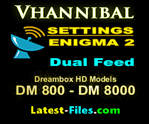 Vhannibal setting per Enigma 2 Dual Feed